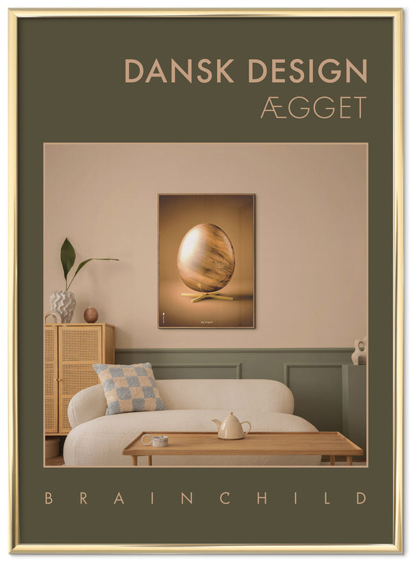 Brainchild – Poster – Danish Design – Rum – Grön – Ägg