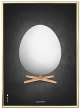 Brainchild – Poster – Akvarell – Svart – Ägg