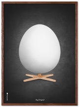 Brainchild – Poster – Akvarell – Svart – Ägg