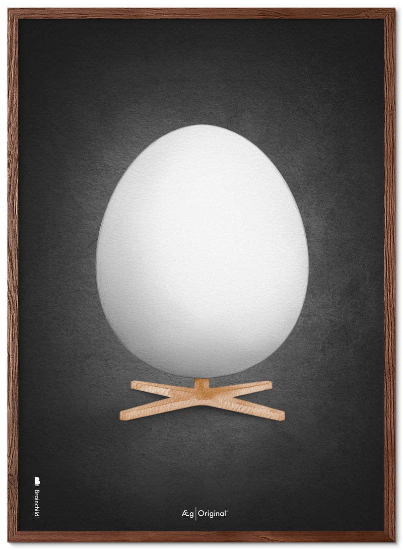 Brainchild – Poster – Akvarell – Svart – Ägg