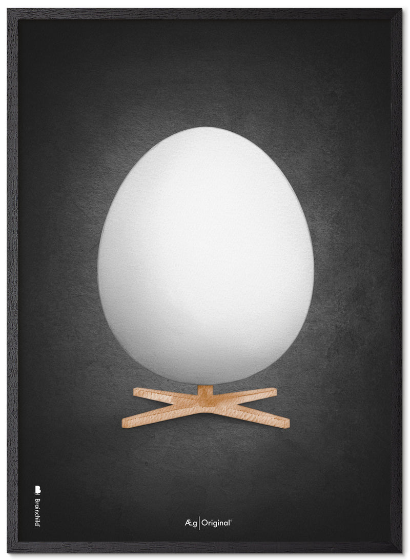 Brainchild – Poster – Akvarell – Svart – Ägg