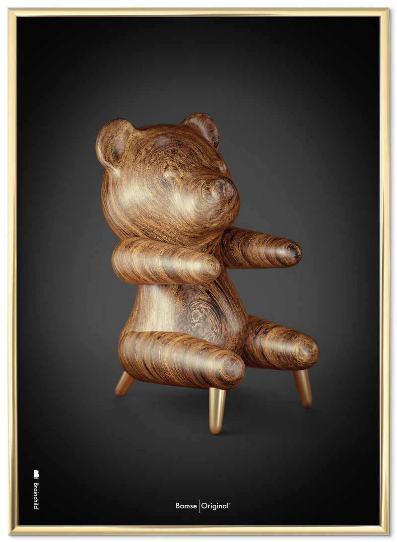 Brainchild – Poster – Klassisk – Svart – Bamse Figur