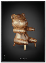 Brainchild – Poster – Klassisk – Svart – Bamse Figur