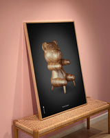 Brainchild – Canvastryck – Klassisk – Svart – Bamse Figuren