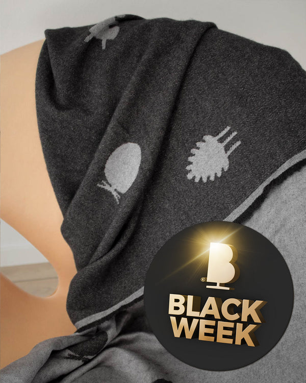 Brainchild – Pläd – Svart / Grå