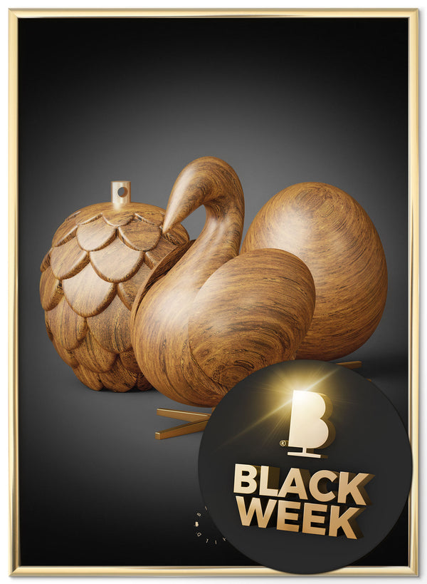 Brainchild – Poster – Klassisk – Svart –Trio