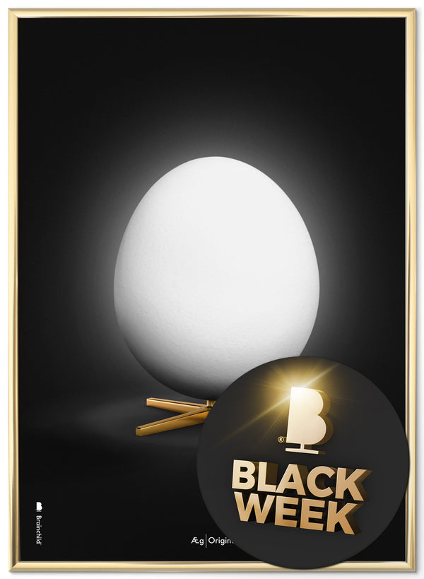 Brainchild – Poster – Klassisk – Svart – Vit Ägg