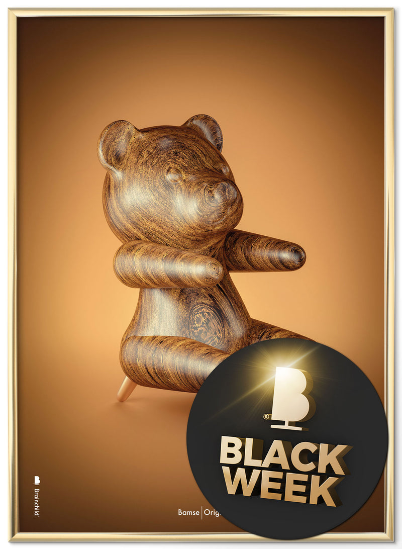 Brainchild – Poster – Klassisk – Brun – Bamse Figur