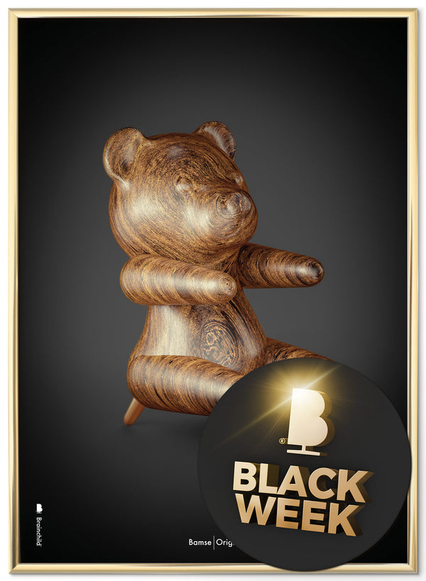 Brainchild – Poster – Klassisk – Svart – Bamse Figur