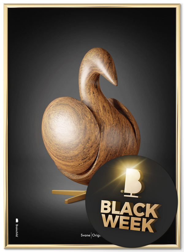 Brainchild – Poster – Klassisk – Svart – Svan Figur