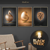 Black Week – Brainchild – Gallerivägg – Välj 3 Posters – 30×40 cm