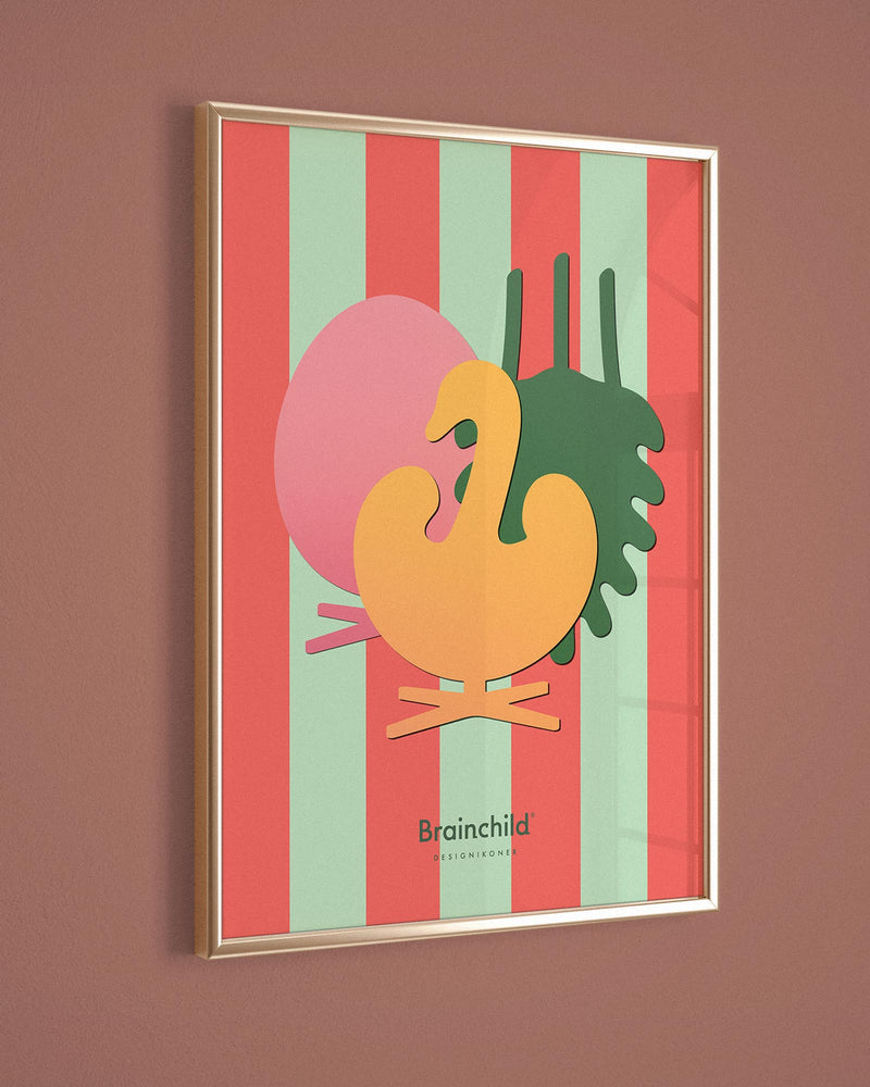 Brainchild – Poster – Designikoner – Röd – Symfoni