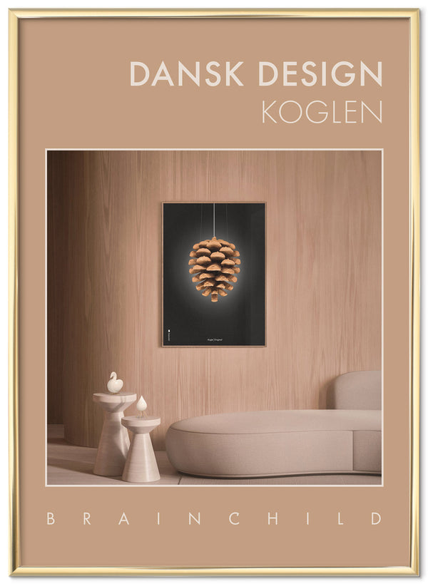 Brainchild – Poster – Danish Design – Rum – Brun – Kotte