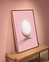Brainchild – Canvastryck – Klassisk – Rosa – Ägg