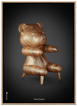 Brainchild – Canvastryck – Klassisk – Svart – Bamse Figuren