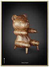 Brainchild – Canvastryck – Klassisk – Svart – Bamse Figuren