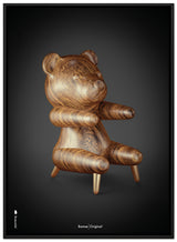 Brainchild – Canvastryck – Klassisk – Svart – Bamse Figuren