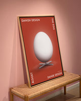 Brainchild – Canvastryck – Danish Design – Röd – Ägg