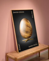 Brainchild – Canvastryck – Danish Design – Svart – Ägget Figuren