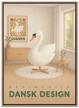 Brainchild – Canvastryck – Danish Design – Rom – Svane