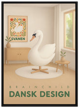 Brainchild – Canvastryck – Danish Design – Rom – Svane