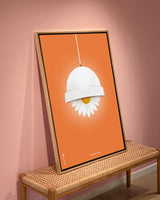 Brainchild – Canvastryck – Klassisk – Orange – Flowerpot