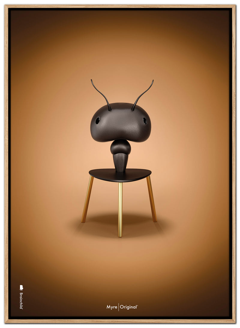 Brainchild – Canvastryck – Klassisk – Brun – Myra