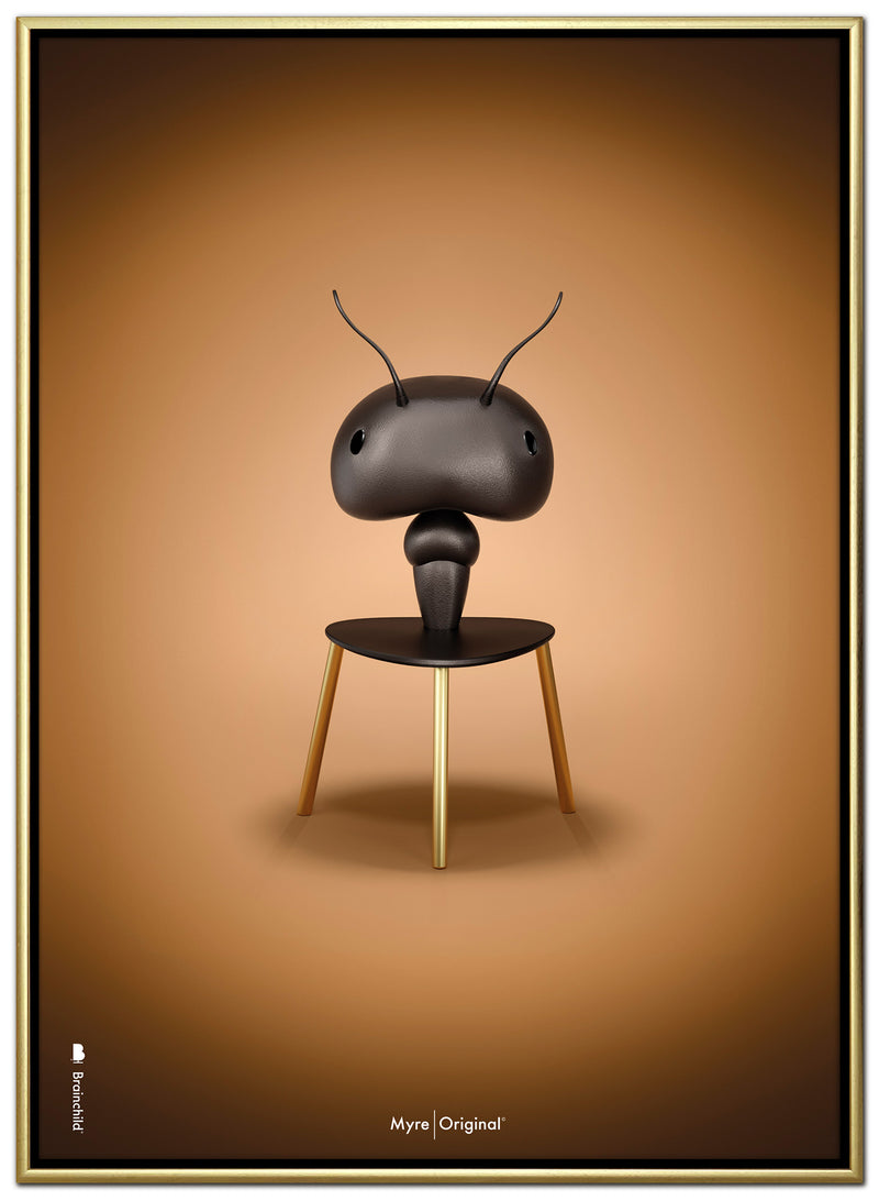 Brainchild – Canvastryck – Klassisk – Brun – Myra