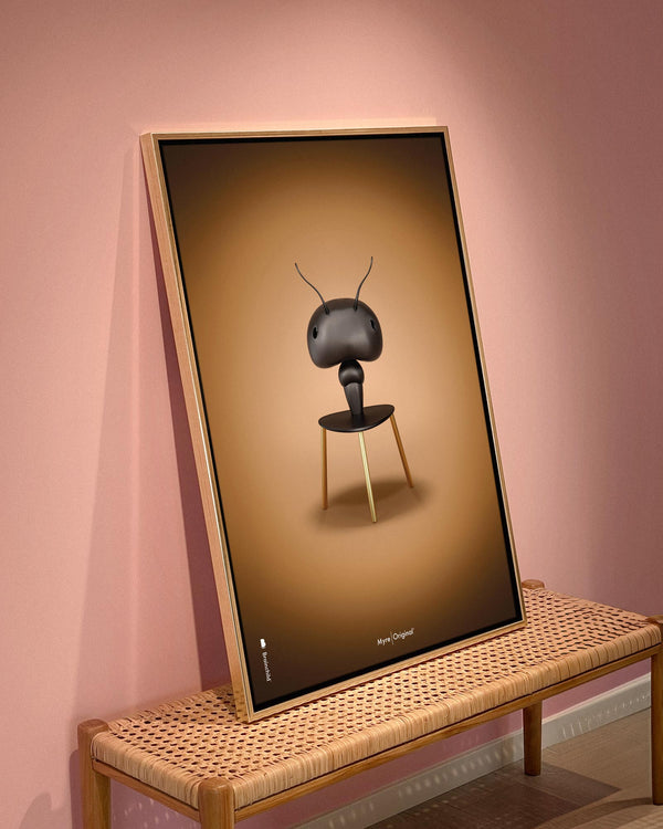 Brainchild – Canvastryck – Klassisk – Brun – Myra