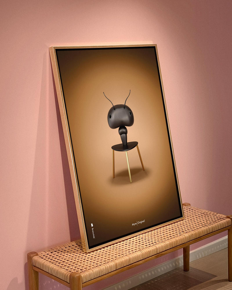 Brainchild – Canvastryck – Klassisk – Brun – Myra