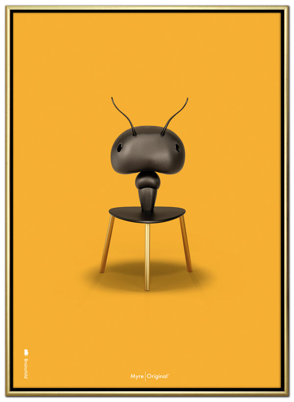 Brainchild – Canvastryck – Klassisk – Gul – Myra