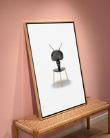 Brainchild – Canvastryck – Klassisk – Vit – Myra