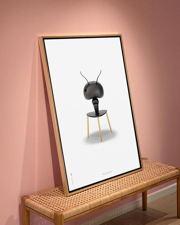 Brainchild – Canvastryck – Klassisk – Vit – Myra