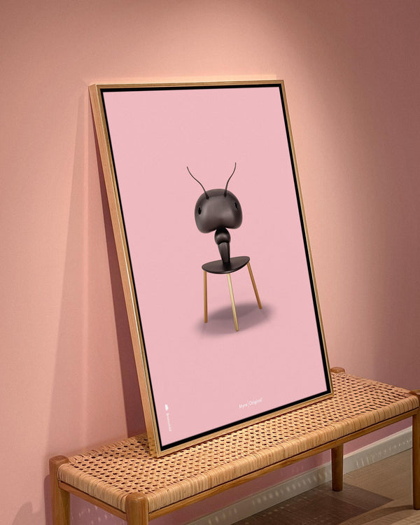 Brainchild – Canvastryck – Klassisk – Rosa – Myra