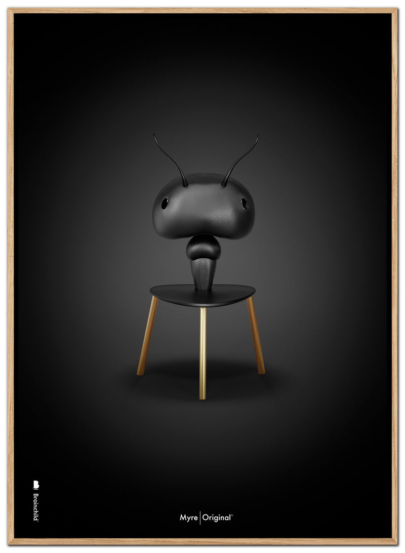 Brainchild – Canvastryck – Klassisk – Svart – Myra