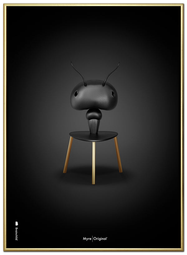 Brainchild – Canvastryck – Klassisk – Svart – Myra