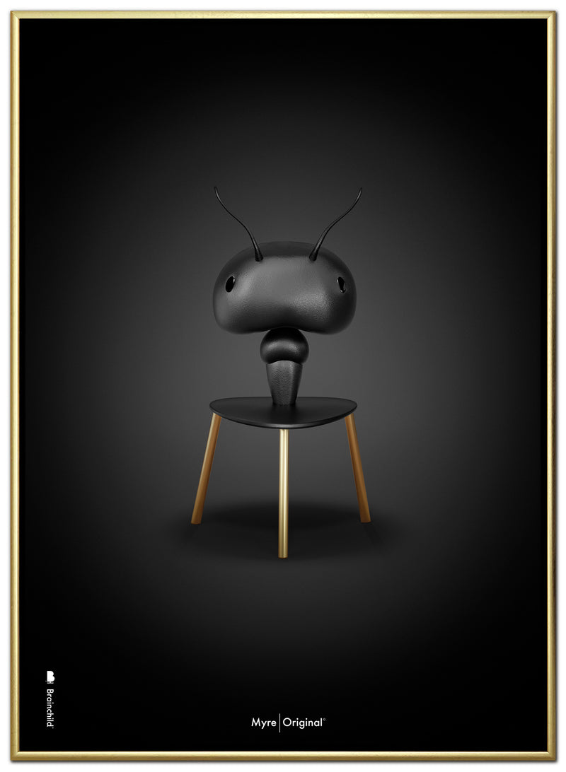 Brainchild – Canvastryck – Klassisk – Svart – Myra