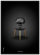 Brainchild – Canvastryck – Klassisk – Svart – Myra