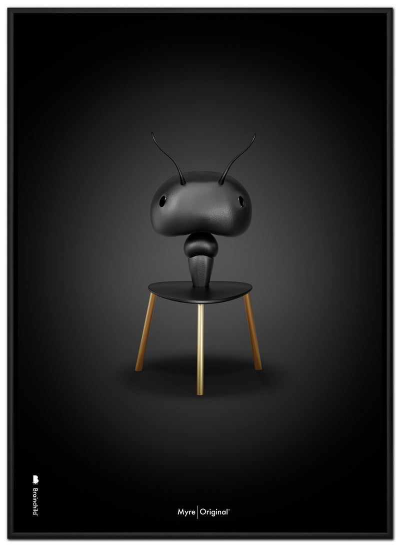 Brainchild – Canvastryck – Klassisk – Svart – Myra