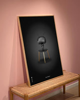 Brainchild – Canvastryck – Klassisk – Svart – Myra