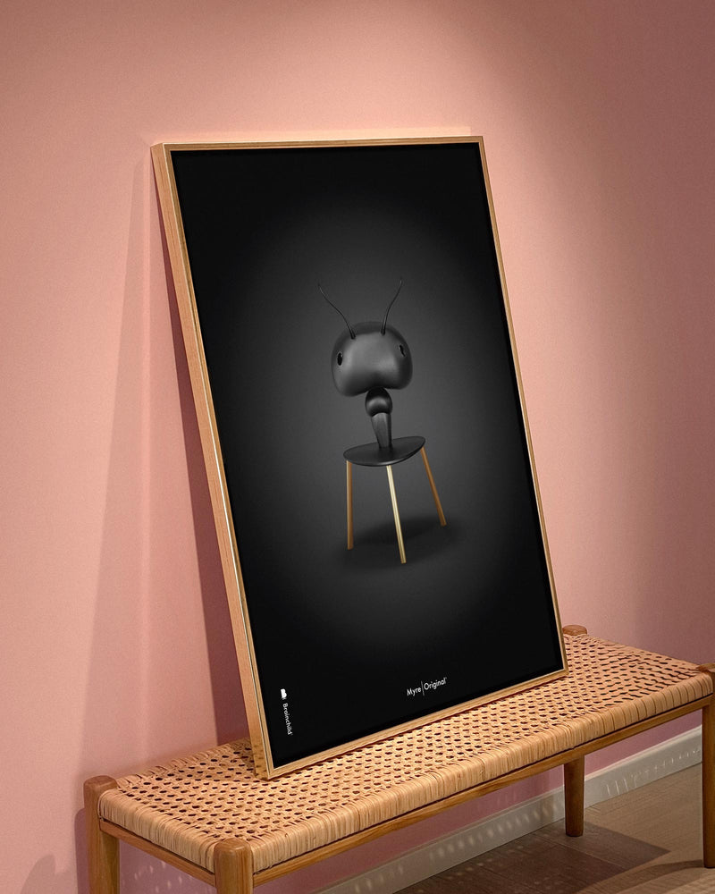 Brainchild – Canvastryck – Klassisk – Svart – Myra