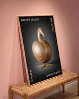 Brainchild – Canvastryck – Danish Design – Svart – Svan Figuren