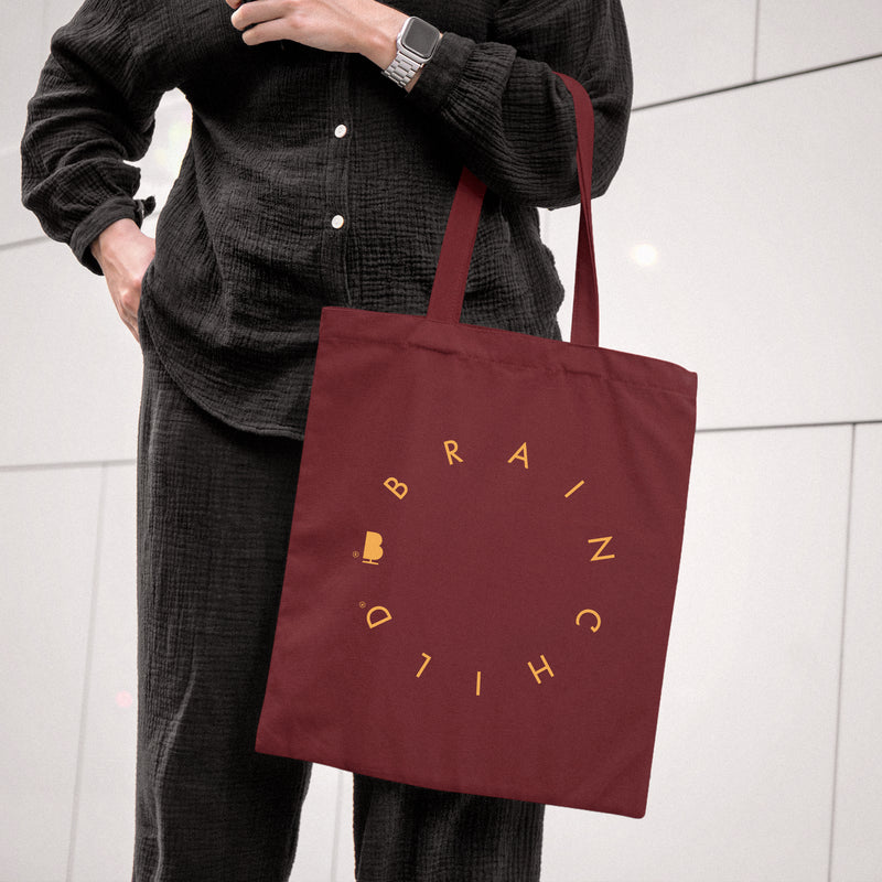 Brainchild – Tote bag – Logo – Bordeaux