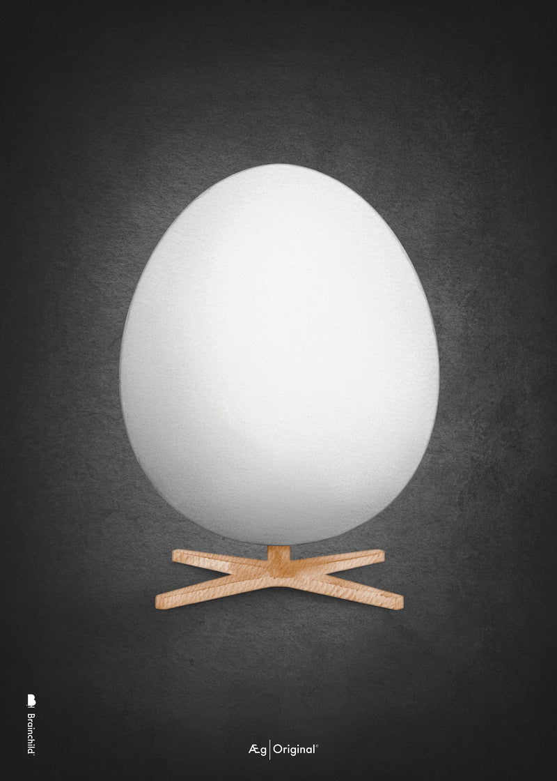 Brainchild – Poster – Akvarell – Svart – Ägg