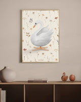 Brainchild – Poster – Flora – Sand – Akvarell Svan