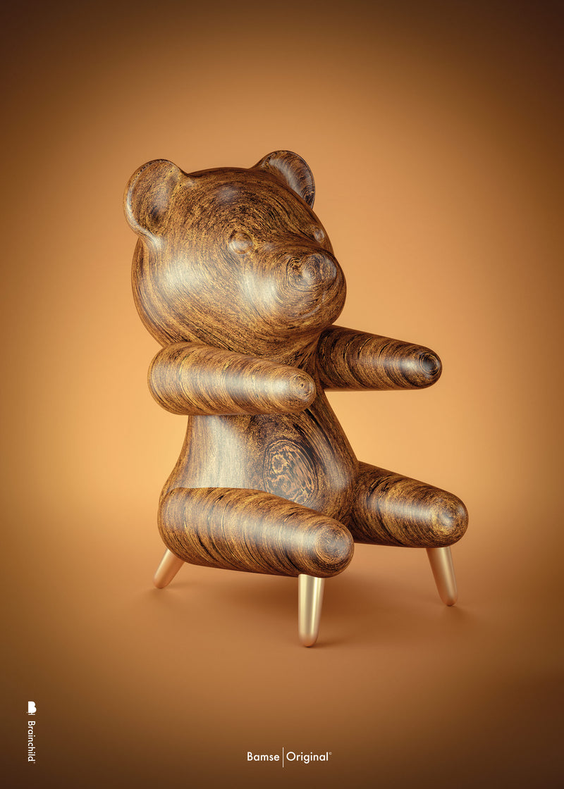 Brainchild – Poster – Klassisk – Brun – Bamse Figur