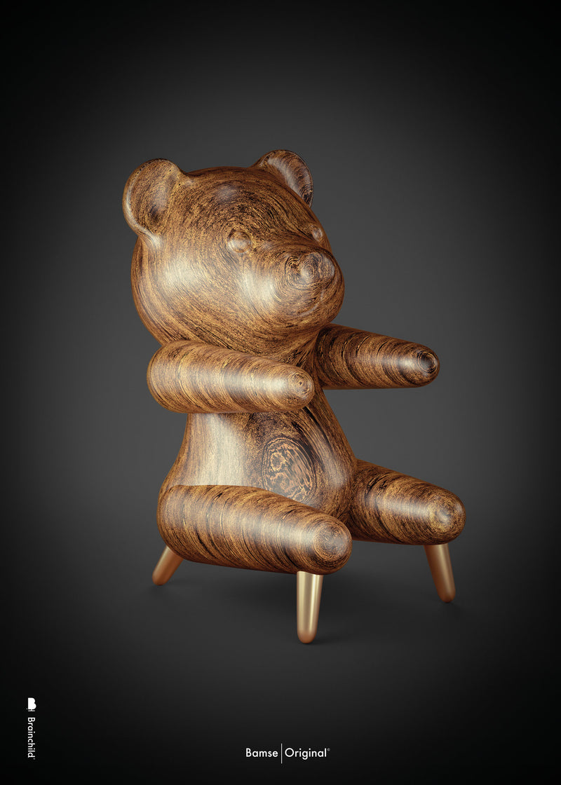 Brainchild – Poster – Klassisk – Svart – Bamse Figur