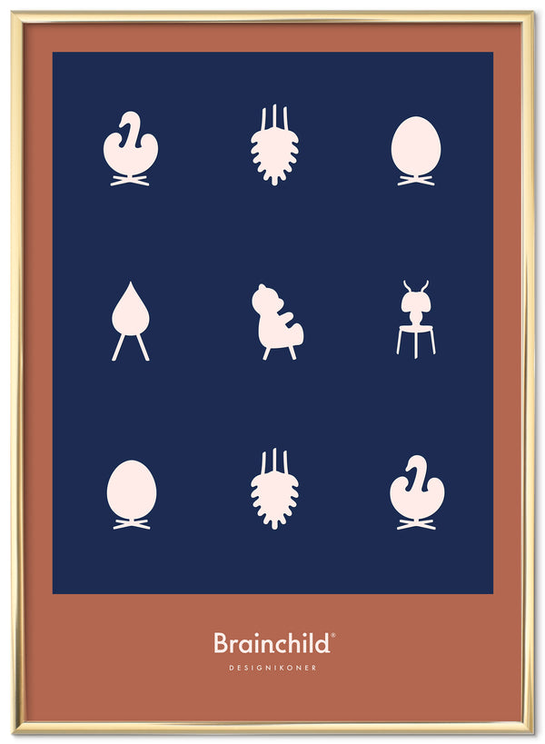 Brainchild – Poster – Designikoner – Blå