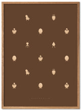 Brainchild – Poster – Designikoner – Brun – Harmoni