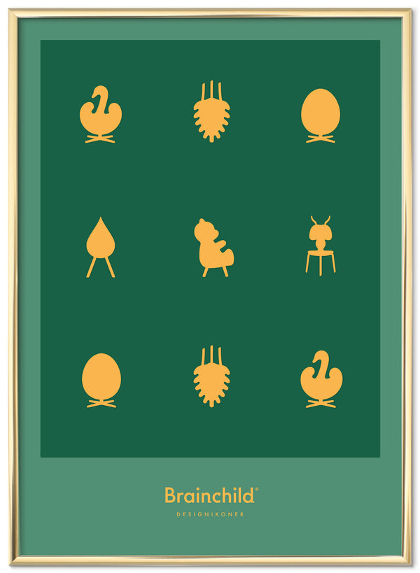 Brainchild – Poster – Designikoner – Grön